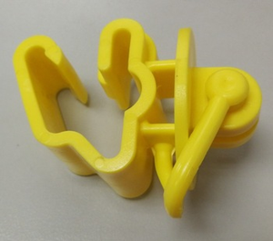 Isolateur de clôture électrique robuste Isolateur de clôture jaune Pinlock à encliqueter - Product Image 3