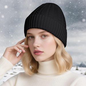 Prix d'usine – Ensemble bonnet et écharpe tricotés en laine épaisse et douce pour homme – Chauds et confortables pour l'hiver - Product Image 5