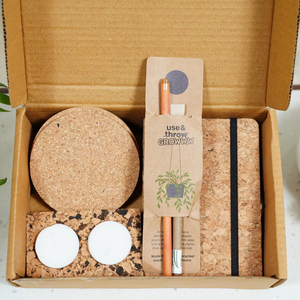 Cadeau promotionnel de haute qualité à des prix abordables forme de cercle de plusieurs tailles logo imprimé personnalisé caboteur en liège café - Product Image 1