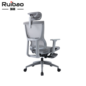 Silla ergonómica de oficina con reposapiés, cómoda y transpirable, espalda ajustable - Product Image 2