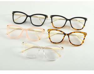 Lunettes de soleil tendance à la mode, grandes lunettes léopard, lunettes métalliques surdimensionnées, lunettes œil de chat pour femmes, 2021 - Product Image 6