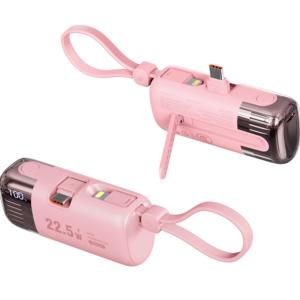 พาวเวอร์แบงค์ 22.5W 5000mAh พร้อมสายชาร์จและหัวต่อ Type-C แบบเปลี่ยนได้ รองรับการชาร์จเร็ว 20W สำหรับการเดินทาง - Product Image 4
