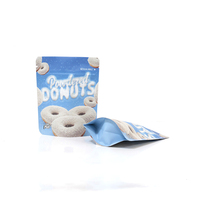 Sac en Mylar à fermeture éclair en plastique avec Logo, emballage alimentaire, personnalisé, 3.5, 7, 14g