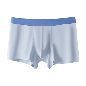 <strong>Men's</strong> Trendy Mid-Rise Boxer <strong>Briefs</strong> Pure Cotton Seamless Underwear with Antibacterial Breathable Fabric Personalized Style - Product Image 5