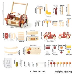 PMZ2201 <span class=keywords><strong>chariot</strong></span> éducatif en bois moderne marcheurs pour bébés jouet marcheur pousseur pour garçons filles fonction <span class=keywords><strong>de</strong></span> <span class=keywords><strong>marche</strong></span> pour enfants groupe d'âge - Product Image 5