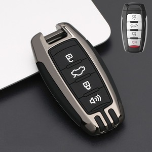 Kẽm Hợp kim + Silicone chìa khóa xe từ xa Bìa kim loại vỏ chìa khóa chủ bảo vệ đầy đủ cho H2S H4 H6 H7 H8 F7 M6 - Product Image 3