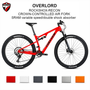Vélo de montagne à suspension souple en fibre de carbone TWITTER OVERLORD, 12 vitesses, double suspension, freins à disque, 27,5/29, fourche <span class=keywords><strong>RockShox</strong></span> - Product Image 1