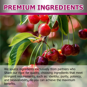 Private Label Tart Cherry Extract Capsules Organic Fruit 20:1 Extract Ratio Joint Comfort Support Dietary <b>supplement</b> - Product Image 6