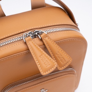 Bolso de Mano de Cuero Genuino de Lujo para Mujer con Dos Correas y Cierre de Cremallera, Bolso de Hombro/Cruzado Portátil e Impermeable - Product Image 6