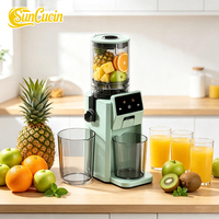 Extracteur de jus à fruits entiers à large goulot, sans filtre, presse-agrumes lent, sorbetière, design minimaliste écologique, pour fruits et légumes