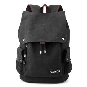 Sac à dos de voyage unisexe tendance et stylé, grande capacité, en tissu Oxford imperméable, pour ordinateur portable, idéal pour l'école, hommes, femmes, jeunes, style simple et dynamique - Product Image 2