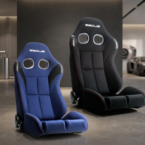 Asiento Deportivo Personalizado de la Marca SSCUS, Modelo OWL-FABRIC, Compatible con Autos Universales - Product Image 1