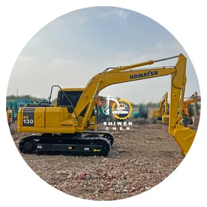 Japan import Used Komatsu excavator PC130 In stock, Good condition used Bckhoe PC130 with low working hours