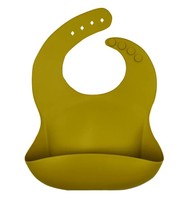 Bavoir pour bébé en silicone unisexe, personnalisé, antidérapant, imperméable