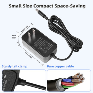 Adaptateur secteur <span class=keywords><strong>DC</strong></span> 24W <span class=keywords><strong>12V</strong></span> 2A/24V 1A/30V 0.8A avec prises US/EU/JP/KR, prise en charge OEM/ODM, longueur de câble personnalisable (1m/1.2m/1.5m) - Product Image 3