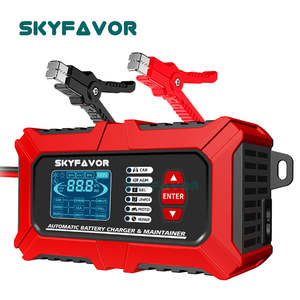 Chargeur de batterie multifonction 12V 6A et analyseur, testeur de résistance interne/CCA, compatible avec les batteries LiFePO4, au plomb-acide, pour voiture et moto - Product Image 3