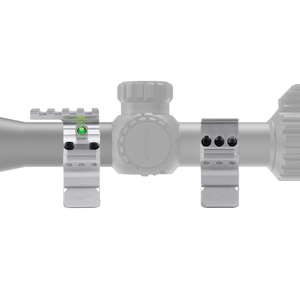 Anneaux de montage BANGBANG avec calibrage horizontal et rail d'extension supérieur pour tube de 30 mm, hauteur centrale 1,26 po (Argent) - Product Image 6