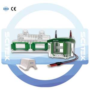 Fuente de alimentación para electroforesis SCITEK, 4 grupos de salida en paralelo, pantalla táctil LCD retroiluminada, 10 programas, pantalla táctil grande de 7 pulgadas - Product Image 5