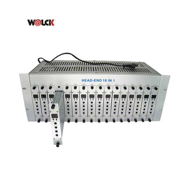 Wolck 16 24 32 in 1 Multi Channel TV IP RF Out Agile/Fixed Analog CATV Modulator with HD Input