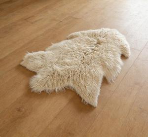 Piel de Oveja Mongola 100% Genuina con Pelo Largo y Rizado, Placa de Piel Natural, Alfombra Suave y Esponjosa de Piel de Cordero Tibetano para Decoración del Hogar - Product Image 1