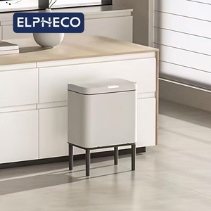 صندوق قمامة من ELPHECO سعة 30 لتر مضاد للرائحة ومضاد للانزلاق بغطاء ناعم ومفتوح دلو تخزين قائم عند القدم لغرفة النوم والمطبخ - Product Image 5