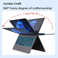 Ordinateur portable tactile nouvelle génération Intel N100 12e génération rotatif à 360 degrés pliable éducation Wins11 mini tablette 2 en 1