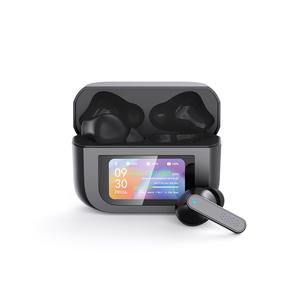 D19 <span class=keywords><strong>Tour</strong></span> Pro 2 TWS Smart LCD Écran tactile ENC Écouteurs HiFi Écouteurs intra-auriculaires Bluetooth sans fil avec jeu de puces JL - Product Image 1
