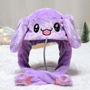 Cappello di <span class=keywords><strong>Peluche</strong></span> a Forma di Coniglio con Orecchie Mobili per Bambini, Vendita all'Ingrosso per Autunno/Inverno e Natale - Product Image 4