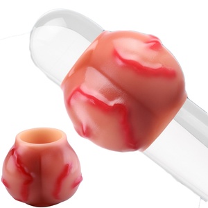 CITYFUN Realistic Dog Knot Cock <b>Ring</b> Penis Enlargement Delay Ejaculation <b>Couples</b> Sex Stimulation Enhancer Cock <b>Ring</b> for Men - Product Image 1