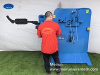 Machine à fabriquer des attaches murales papillon MEIRUN avec contrôle PLC + écran tactile, moteur à engrenages à roulement, haute rigidité, acier inoxydable