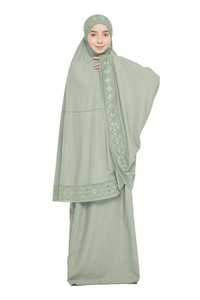 Robe de prière ethnique SIPO Telekung Thobe Kaftan dubaï, Kimono Caftan, Hijab musulman, Abayas pour femmes, vêtements islamiques Abaya - Product Image 2
