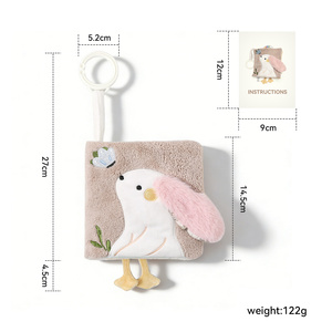 <span class=keywords><strong>Nuovo</strong></span> Design Premium: <span class=keywords><strong>Libro</strong></span> in Stoffa Morbida per Neonati con Carta Sonora, Giocattolo Sensoriale Educativo Montessori per Bambini 0-3 Anni - Product Image 5