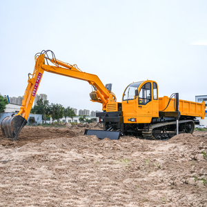 Frete Grátis Crawler Truck Mounted Excavator 8 Ton Dispositivos de Segurança Sensores Crawler <span class=keywords><strong>Dumper</strong></span> Agricultura Crawler <span class=keywords><strong>Dumper</strong></span> com Ferramentas - Product Image 2