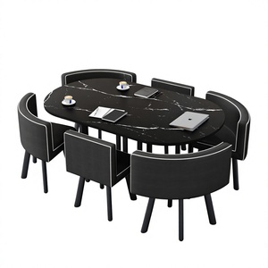 Mesa y Silla Combinadas para Recepción, Negociación, Área de Descanso de Oficina, Comedor y Cocina - Product Image 1