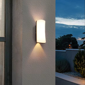 Lámparas de pared LED blancas cálidas modernas lámparas de pared acrílicas <span class=keywords><strong>para</strong></span> exteriores <span class=keywords><strong>para</strong></span> Hotel Villa Exterior balcón terraza calle Jardín decoraciones - Product Image 5