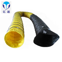 Tuyau flexible combiné en PVC résistant à la chaleur, revêtu pour haute température, 350 mm