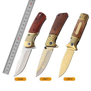 Bochen Factory Seller Tactical Survival <strong>Knives</strong> Wood Handle Folding Pocket <strong>Knife</strong> Outdoor Hunting Titanium <strong>Knife</strong> <strong>in</strong> Eva <strong>Box</strong> - Product Image 6
