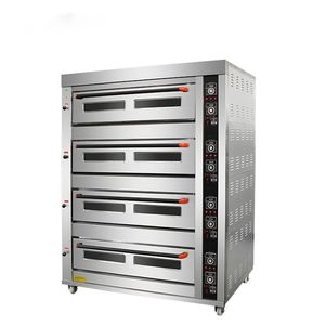 Horno Rotatorio de Dos Cámaras sin Ventilación para <span class=keywords><strong>Pizza</strong></span> y Pan, 36 Pulgadas, para Leña, con Juego de Ladrillos Refractarios de Hierro Fundido, 110V, Horno de Convección a Gas - Product Image 4