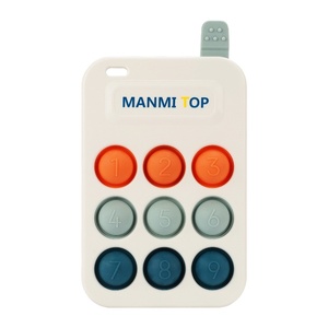 Anti-stress plastic mobiele telefoon knijpbal speelgoed voor kinderen educatief vingerdrukplankje - cadeau voor baby's - Product Image 5