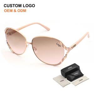 Ins Style Women's Fashion Trend Sunglasses for Men Women Designer Oval Frames Metal <b>Sun</b> Glasses Custom Logo <b>Shades</b> - Product Image 1