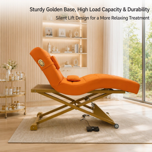 Cama de Belleza Eléctrica de Lujo con Curva en S para Extensiones de Pestañas, Spa Facial, Mesa de Masaje, Clínica Estética - Product Image 2