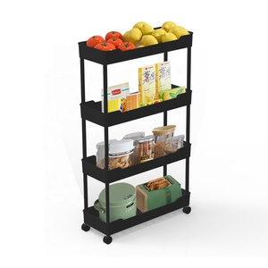 Chariot de stockage en plastique à roulement durable le plus récent à vendre conteneur de stockage des aliments - Product Image 4