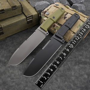 Couteau Bowie ER ONTOS II à lame droite non réglable, modèle SS247, pour le camping en plein air, manche en Craton N690, 20 cm - Product Image 1