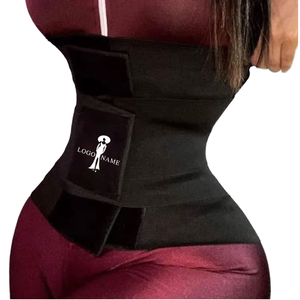 Ceinture de sudation en néoprène pour <span class=keywords><strong>femme</strong></span>, double ceinture de compression pour le fitness et la récupération post-partum - Product Image 1