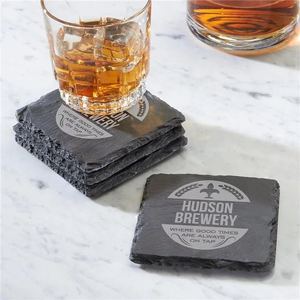 Nhà máy trực tiếp các loại 4 hình dạng Slate đế lót ly đá đen đế lót ly với chống xước ủng hộ cho cup - Product Image 4