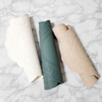 Napperon en Silicone de Style nordique en relief, coussin d'isolation thermique, tapis en Silicone épais