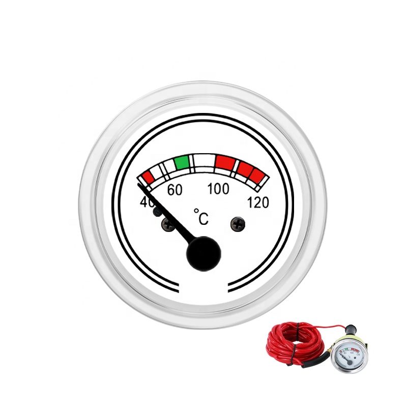 Jauge Numérique Voiture 2 En 1 - Voltmètre Et Capteur Température Eau (-10°C à 110°C), Alarme, Écran LED (12-24V)