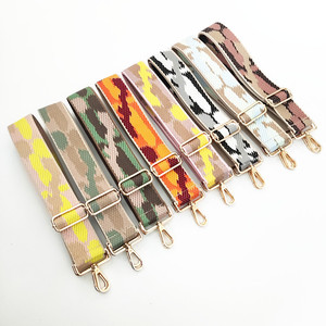 2025 New Arrival Adjustable Tote Bag Strap Multicolor Camouflage <strong>Pattern</strong> Purse Bag Guitar Strap - Product Image 2