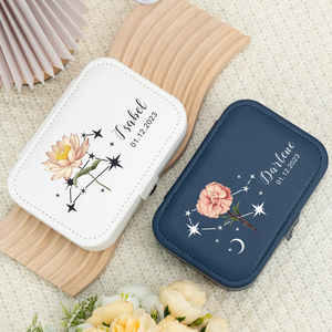 Estuche de Joyería Portátil de Cuero PU con Botón a Presión y Logotipo Personalizado, Mini Caja de Almacenamiento para Anillos, Collares y Pendientes - Product Image 6