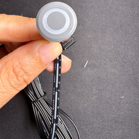 Interrupteur à capteur tactile intelligent avec gradation tactile prolongée pour éclairage LED d'armoires, système de contrôle centralisé DC12V DC24V
